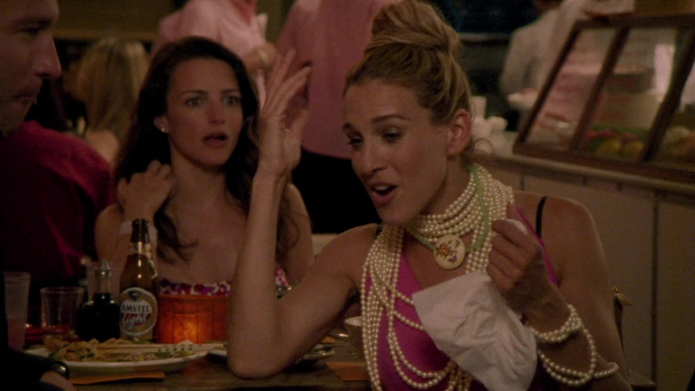 Amstel Light Beer of Kristin Davis as Charlotte York in Sex and the City S04E15 Change of a Dress (2002)