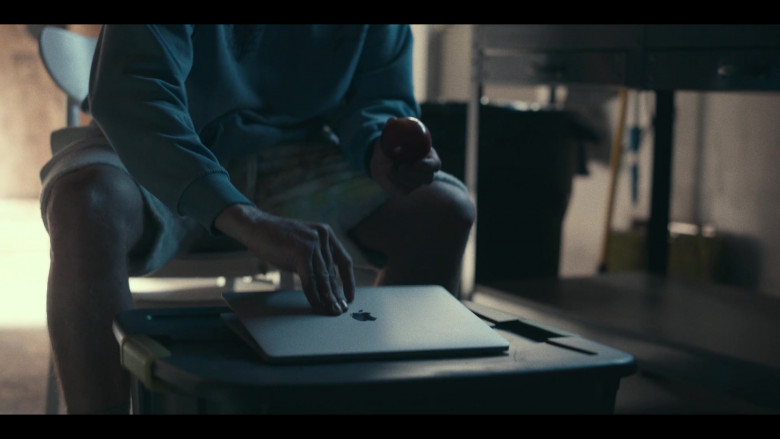 Apple MacBook Laptop of Andrew Santino as Mike in Dave S02E03 The Observer (2021)