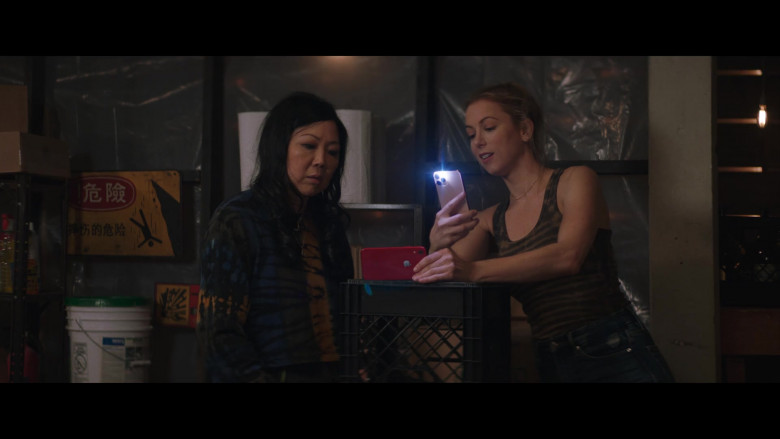 Apple iPhone Red Mobile Phone Used by Margaret Cho as Margot in Good on Paper 2021 Movie (2)