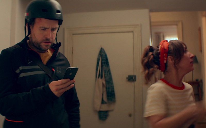 Apple iPhone Smartphone of Rafe Spall as Jason in Trying S02E04 Helicopters (2021)