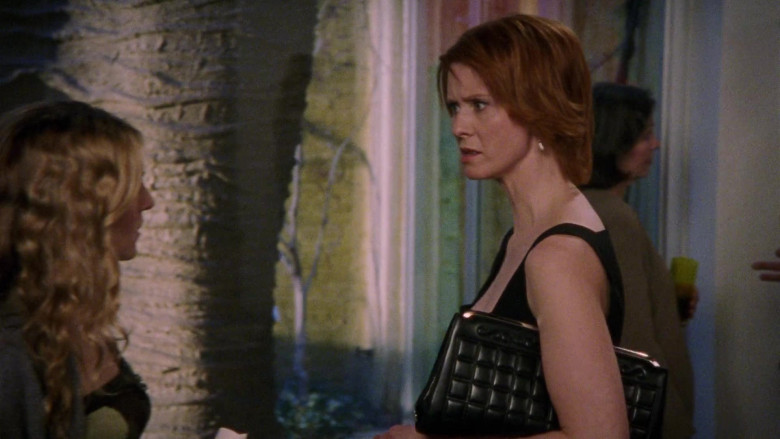 Chanel Bag of Cynthia Nixon as Miranda Hobbes in Sex and the City S04E03 TV Show (2)