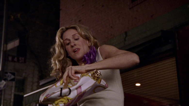 Christian Dior Handbag of Sarah Jessica Parker as Carrie Bradshaw in Sex and the City S03E05 No Ifs, Ands, or Butts (2000)