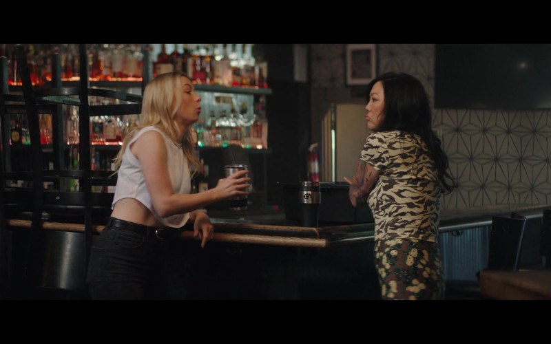 Coffee Beanery Thermal Travel Mug of Margaret Cho as Margot in Good on Paper (2021)