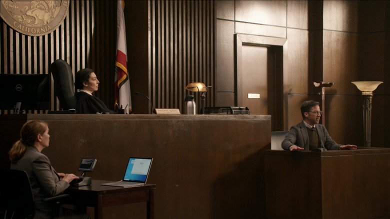 Dell Computer Monitor Used by Nina Millin as Judge Katerina Bobiak in Rebel S01E09 Trial Day (2021)