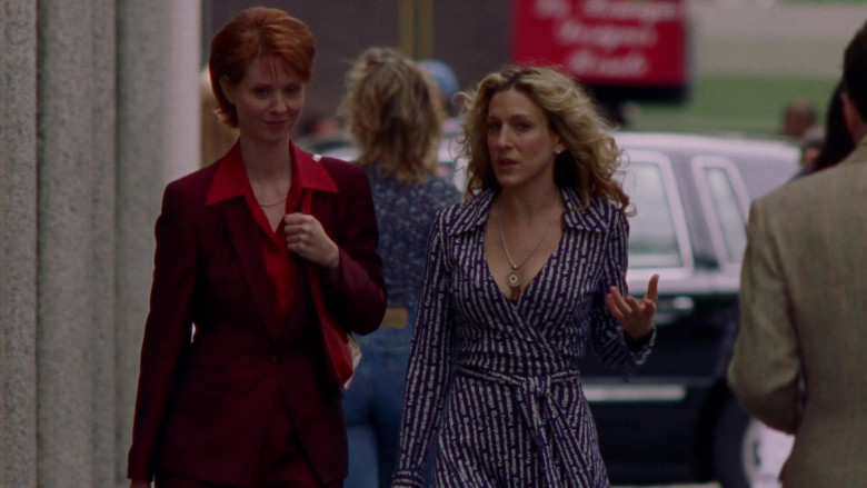 Diane Von Furstenberg Dress Worn by Sarah Jessica Parker as Carrie Bradshaw in Sex and the City S03E09 TV Show (2)