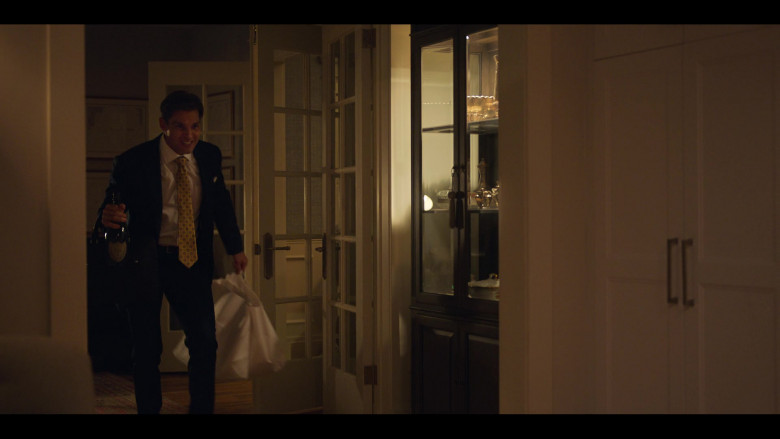 Dom Pérignon Champagne Bottle Held by Mike Vogel as Cooper Connelly in Sex Life S01E06 Somewhere Only We Know (2021)