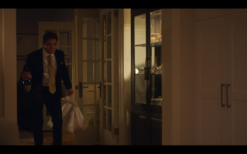 Dom Pérignon Champagne Bottle Held by Mike Vogel as Cooper Connelly in Sex Life S01E06 Somewhere Only We Know (2021)