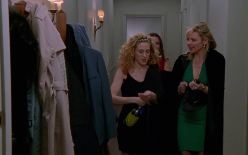 Dom Perignon Champagne Bottle Held by Sarah Jessica Parker as Carrie Bradshaw in Sex and the City S01E03 Bay of Married