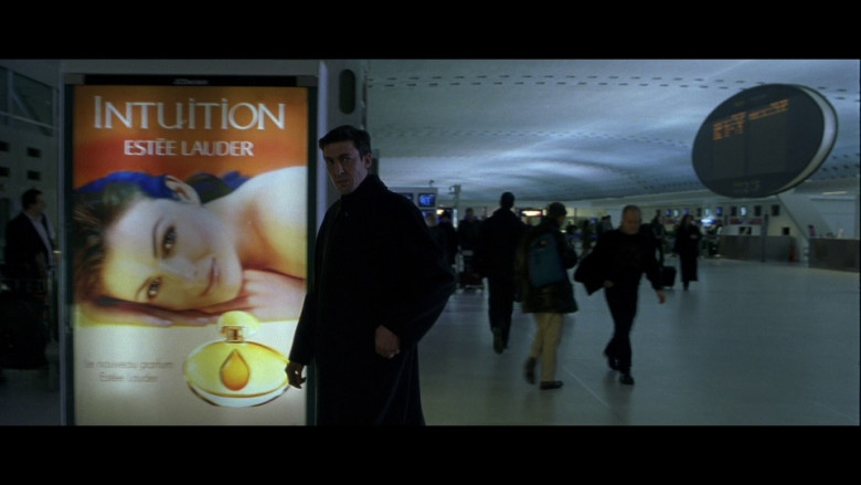 Estée Lauder ad in The Bourne Identity (2002)