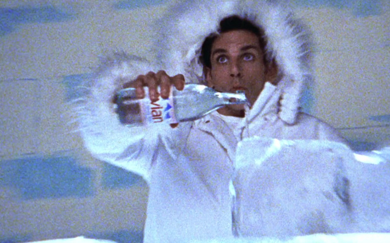 Evian Water Bottle Held by Ben Stiller in Zoolander (2001)