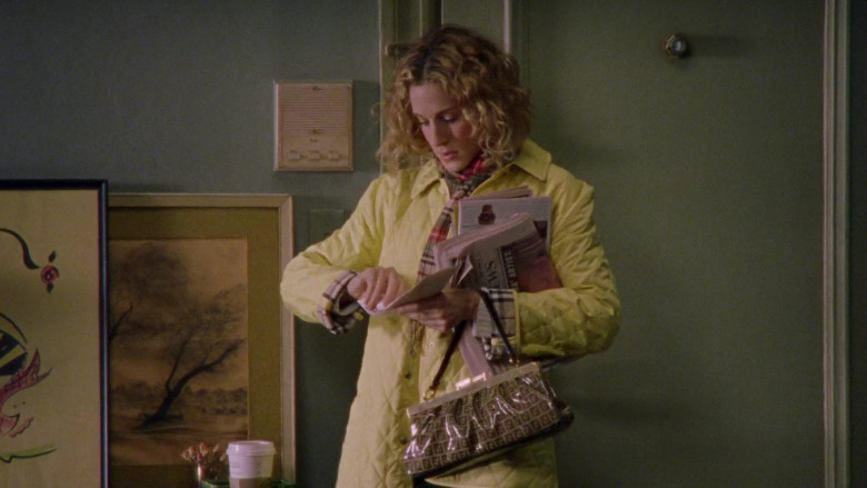 Fendi Handbag of Sarah Jessica Parker as Carrie Bradshaw in Sex and the City S04E01 The Agony and the ‘Ex’-tacy (2001)