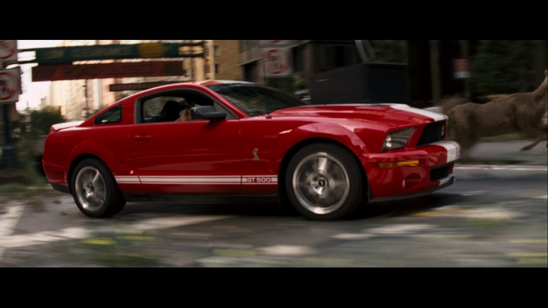 Ford Mustang Shelby GT500 SVT Red Car in I Am Legend 2007 Movie (3)