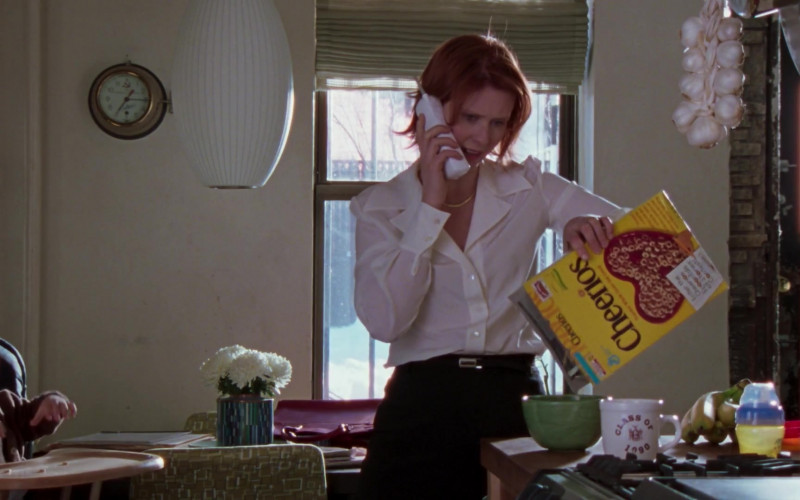 General Mills Cheerios Cereal of Cynthia Nixon as Miranda Hobbes in Sex and the City S06E19 An American Girl In Paris (Part Une) – TV Show 2004 (3)