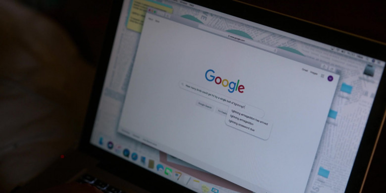 Google WEB Search Engine Website in Home Before Dark S02E02 I Believe You (2021)