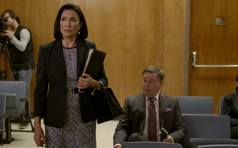 Gucci Dress Belt of Mimi Rogers as Honey Chandler in Bosch S07E02 The Dog You Feed (2021)