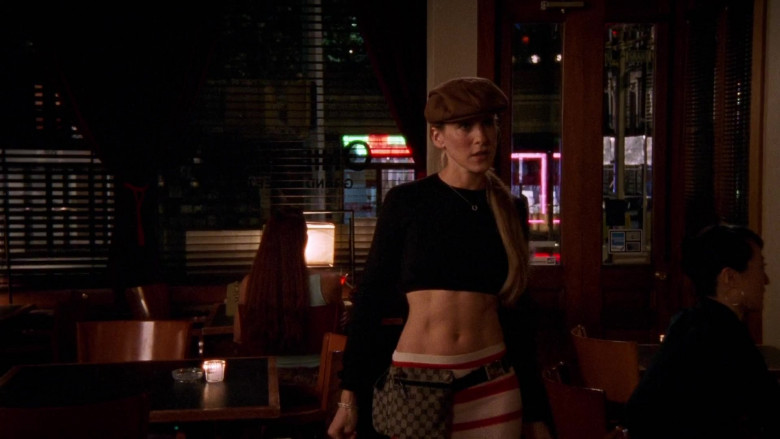 Gucci Waist Bag of Sarah Jessica Parker as Carrie Bradshaw in Sex and the City S04E07 TV Series 2001 (1)