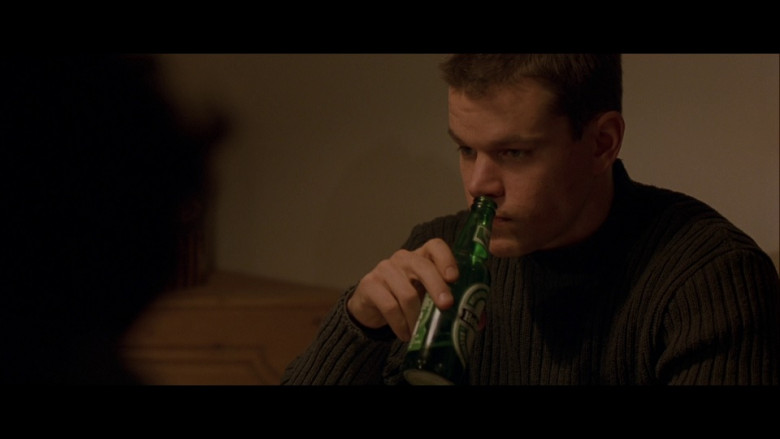Heineken Beer Enjoyed by Matt Damon in The Bourne Identity (2002)