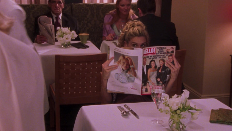 Hello! Magazine and Omega Watch Advertising in Sex and the City S05E05 TV Show (2)