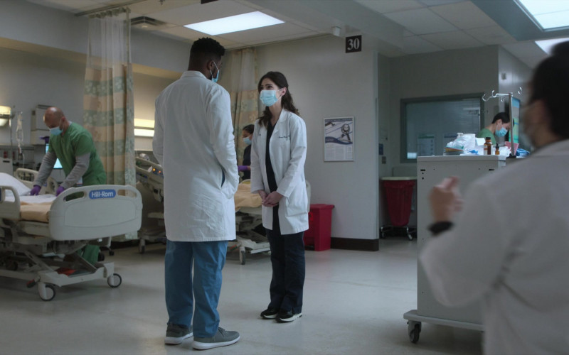 Hill-Rom Hospital Bed in New Amsterdam S03E13 Fight Time (2021)