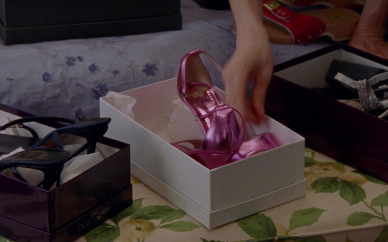 Jimmy Choo Sandals in Sex and the City S03E10 All or Nothing (2000)