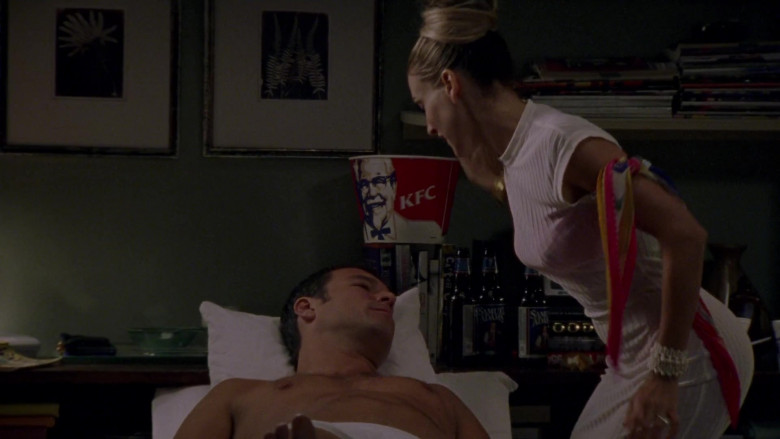 KFC Fast Food and Samuel Adams Beer of John Corbett as Aidan Shaw in Sex and the City S04E14 TV Show (2)