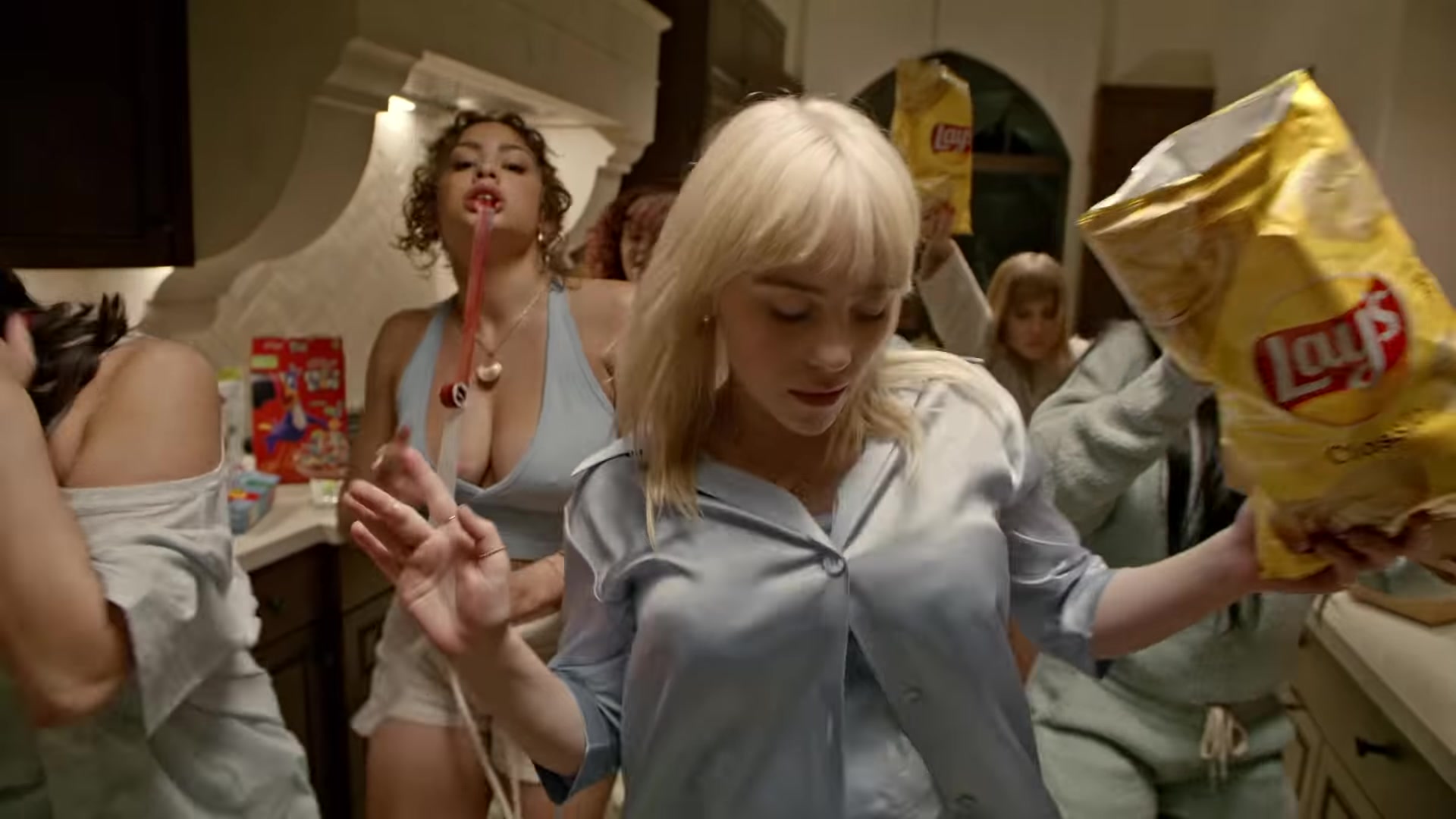 a Music Video and product placement was spotted: Lay’s Classic Potato Chips...