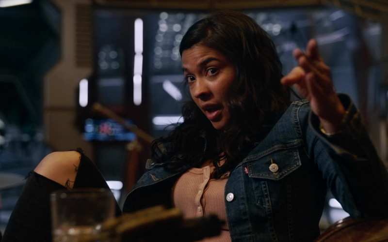 Levi's Denim Jacket of Lisseth Chavez as Esperanza ‘Spooner' Cruz in DC's Legends of Tomorrow S06E06 (1)