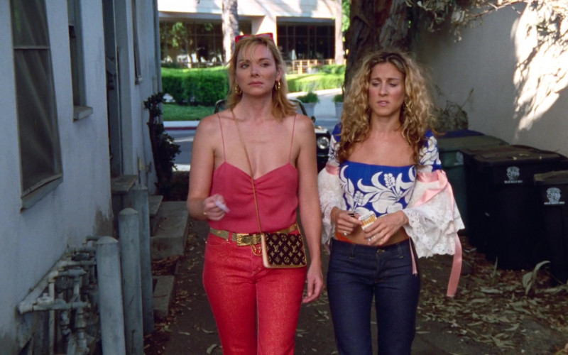 Louis Vuitton Bag of Kim Cattrall as Samantha Jones in Sex and the City S03E14 Sex and Another City 2000 TV Show (2)