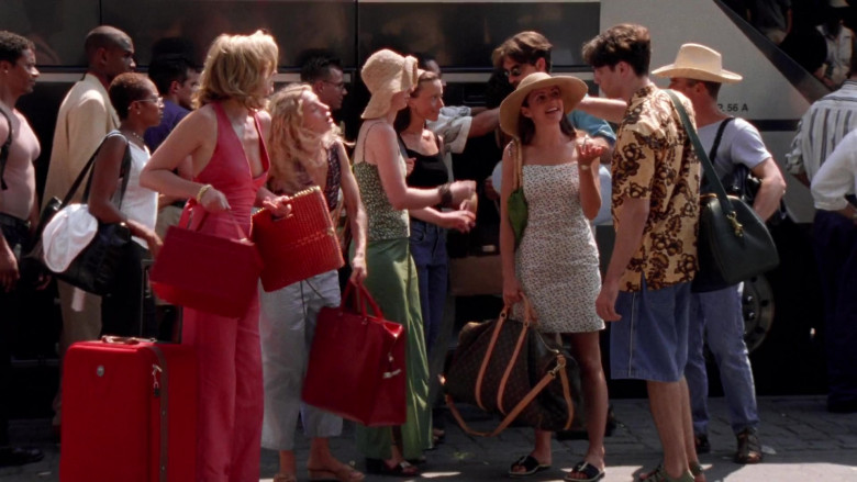 Louis Vuitton Bag of Kristin Davis as Charlotte York in Sex and the City S02E17 Twenty-Something Girls vs. Thirty-Something Women 1999 TV Show (1