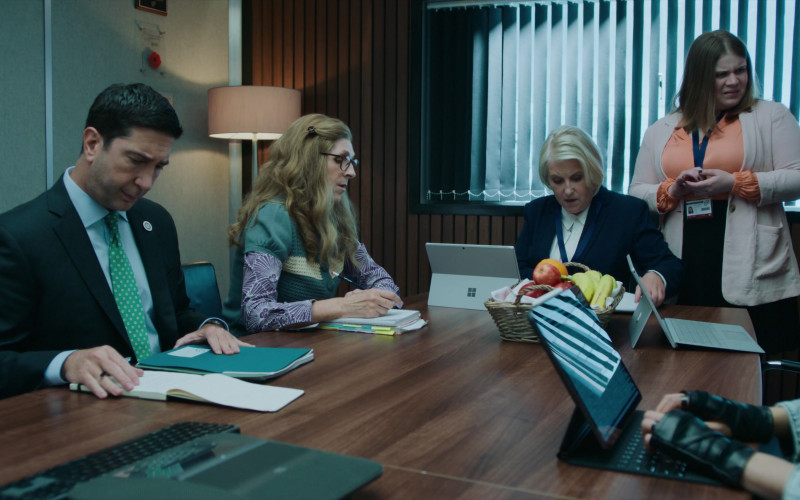 Microsoft Surface Tablet Used by Sylvestra Le Touzel as Christine Cranfield in Intelligence S02E03 (2021) TV Show