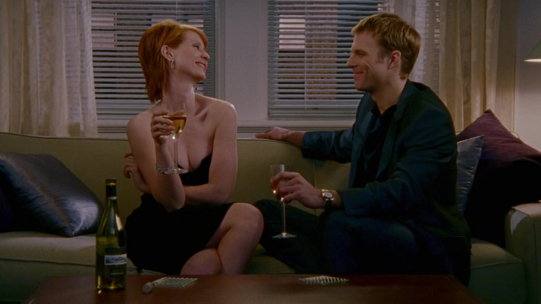 Mission Hill Wine Enjoyed by Cynthia Nixon as Miranda Hobbes in Sex and the City S04E02 TV Show (2)