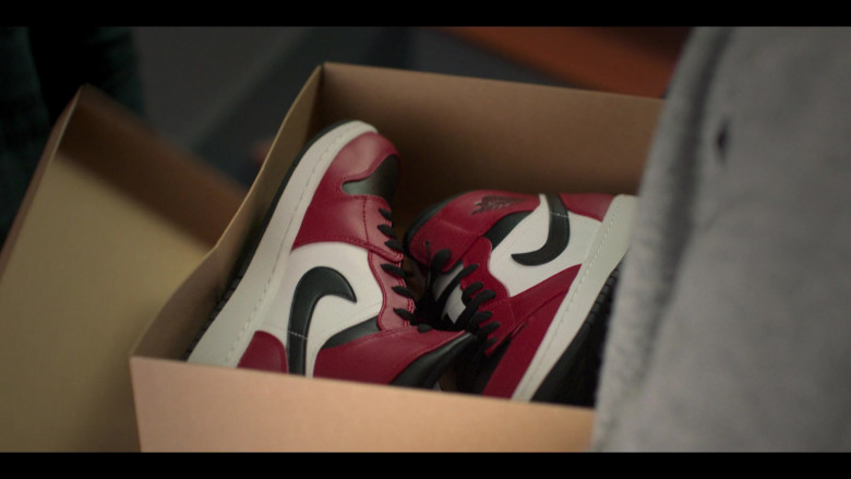 Nike Air Jordan 1 Mid Chicago Black Toe Sneakers in Love, Victor S02E03 There's No Gay in Team (2021)