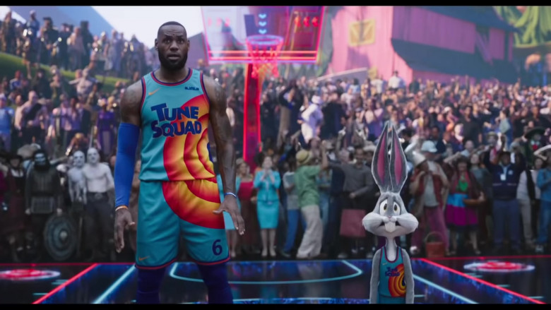 Nike Basketball Jersey and Shorts of LeBron James in Space Jam 2 Movie (1)