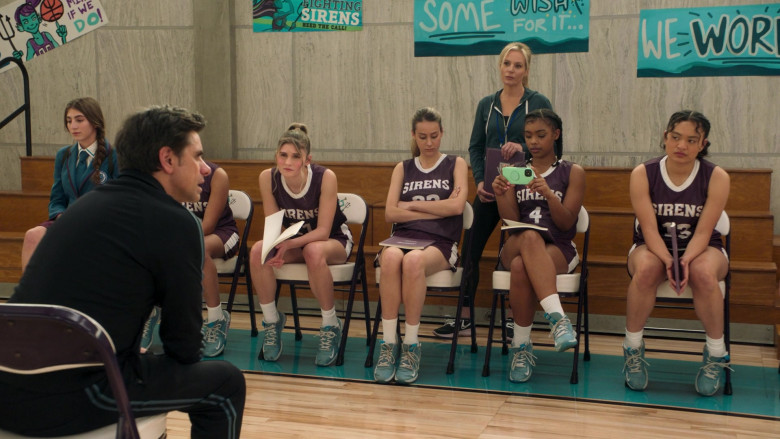 Nike Zoom KD Trey 5 VII Cerulean Aura Laser Blue White Basketball Shoes Worn by Actresses in Big Shot S01E10 TV Show