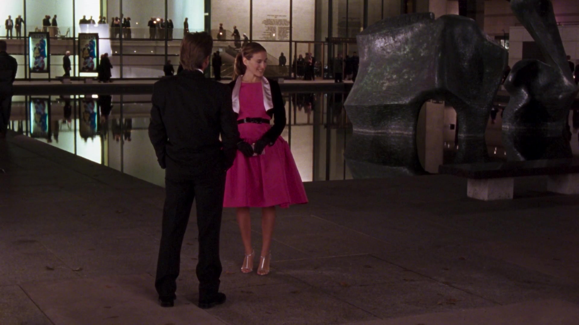 Oscar De La Renta Pink Dress Of Sarah Jessica Parker As Carrie Bradshaw In Sex And The City