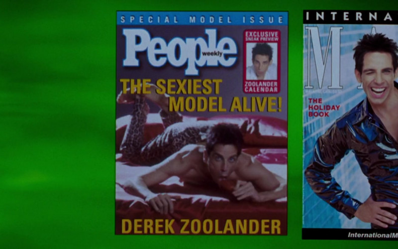 People Weekly Magazine and International Male in Zoolander (2001)