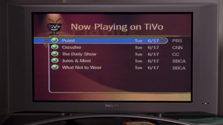 Philips TV and TiVo Digital Video Recorder in Sex and the City S06E02 TV Show (2)