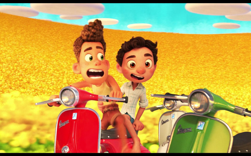 Piaggio Vespa Scooters in Luca 2021 Animated Movie (5)