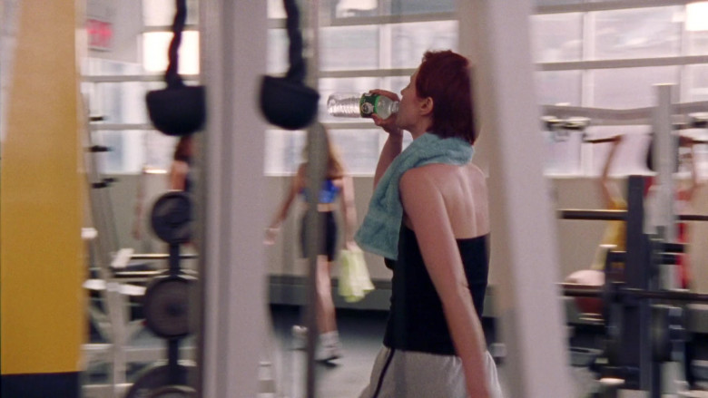 Poland Spring Bottled Water of Cynthia Nixon as Miranda Hobbes in Sex and the City S02E15 Shortcomings (1999)