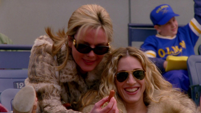 Ray-Ban Aviator Women's Sunglasses of Sarah Jessica Parker as Carrie Bradshaw in Sex and the City S02E01 TV Show 1999 (3)