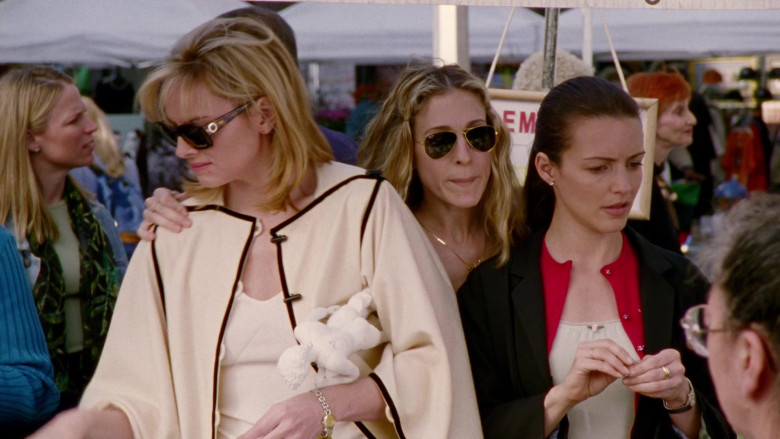 Ray-Ban Women's Aviator Sunglasses of Sarah Jessica Parker as Carrie Bradshaw in Sex and the City S02E06 The Cheating Curve TV Show 1999 (1)