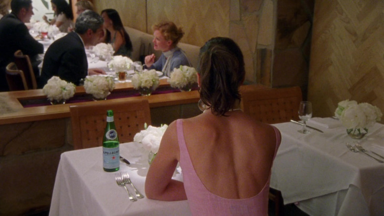 S.Pellegrino Sparkling Natural Mineral Water in Sex and the City S03E17 What Goes Around Comes Around (2000)