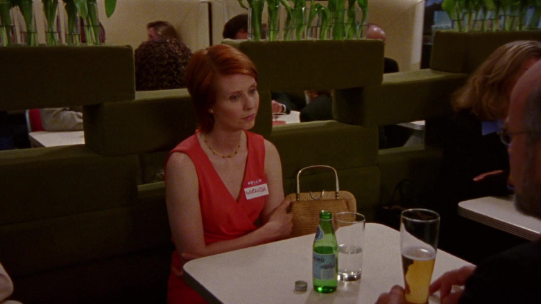 S.Pellegrino Sparkling Natural Mineral Water of Cynthia Nixon as Miranda Hobbes in Sex and the City S03E12 TV Show 2000 (1)