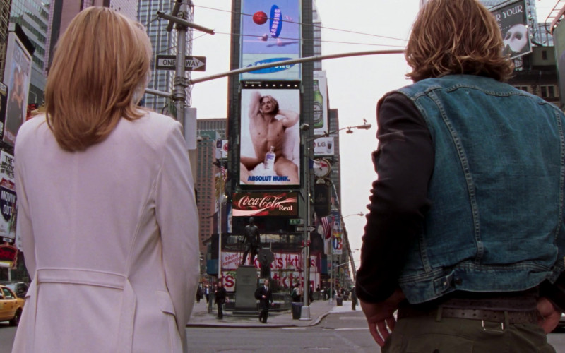Samsung, Absolut Vodka and Coca-Cola in Sex and the City S06E06 Hop, Skip, and a Week (2003)