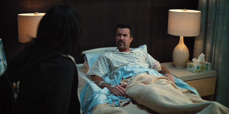Seventh Generation Facial Tissues of Rob McElhenney as Ian Grimm in Mythic Quest Raven's Banquet S02E08 Juice Box (2021)
