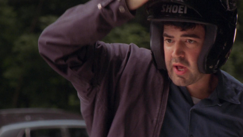 Shoei Motorcycle Helmet of Ron Livingston as Jack Berger in Sex and the City S05E08 I TV Show (2)