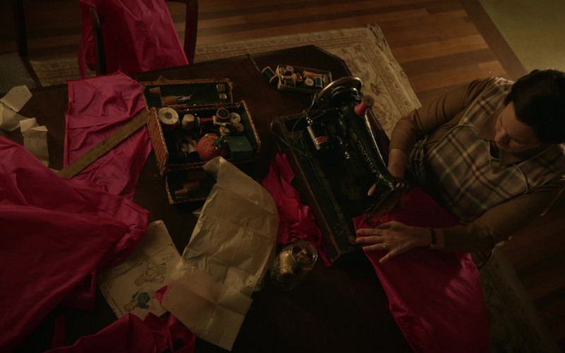 Singer Sewing Machine Used by Allison Tolman as Alma in Why Women Kill S02E01 Secret Beyond the Door (2021)