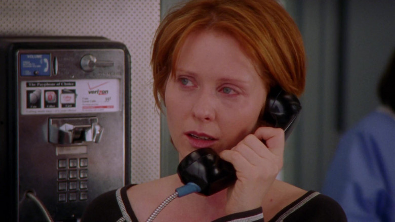 Verizon Payphones Used by Cynthia Nixon as Miranda Hobbes in Sex and the City S04E08 TV Show 2001 (3)