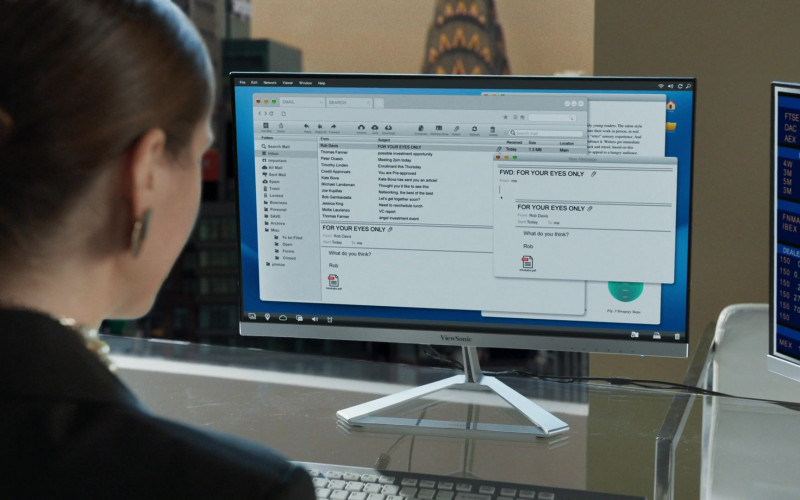 ViewSonic Computer Monitor in Younger S07E11 Make No Mustique (2021)