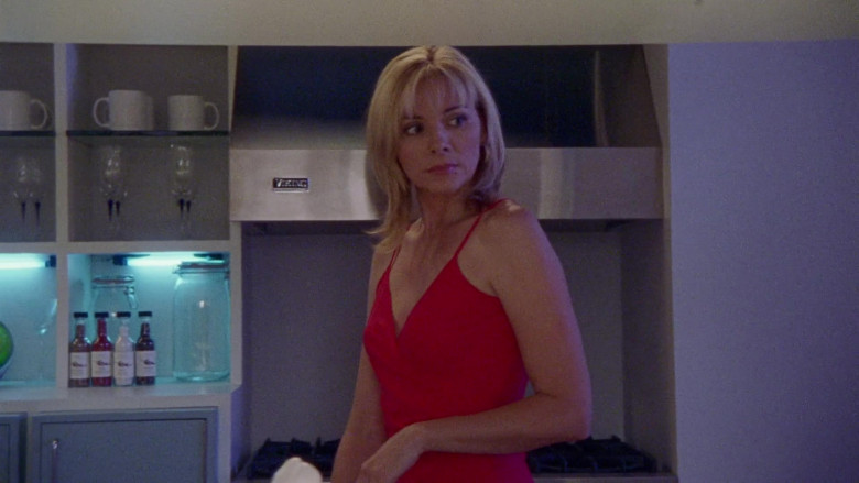 Viking Range Hood Used by Kim Cattrall as Samantha Jones in Sex and the City S03E17 What Goes Around Comes Around (2000)